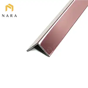 ฉากสแตนเลส 10 มม. สีพิงค์โกลด์