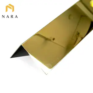 ฉากสแตนเลส 50 มม. สีทอง