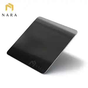 แผ่นสแตนเลส 304 สีดำเจ็ทแบล็คแฮร์ไลน์