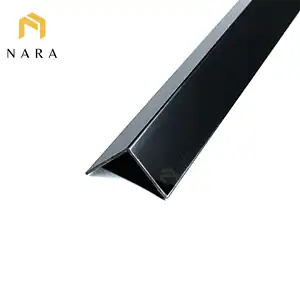 ฉากสแตนเลส 15 มม. สีดำเจ็ทแบล็ค