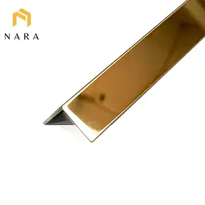 ฉากสแตนเลส 15 มม. สีโรสโกลด์