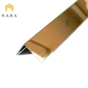 ฉากสแตนเลส 25 มม. สีโรสโกลด์