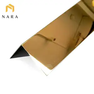 ฉากสแตนเลส 50 มม. สีโรสโกลด์