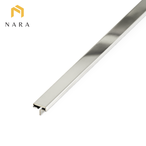 คิ้วสแตนเลสตัวที สีเงิน 10 มม.