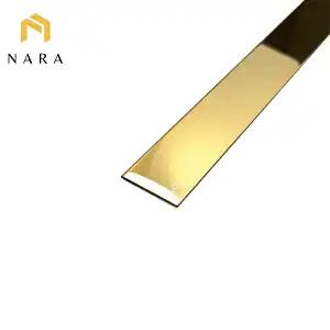 เส้นสแตนเลส 20 มม. สีทอง