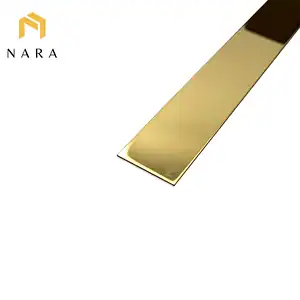 เส้นสแตนเลส 25 มม. สีทอง