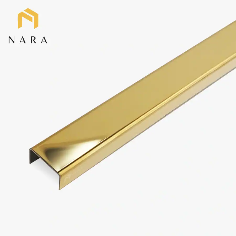 คิ้วสแตนเลสตัวยู แบบขอบมน