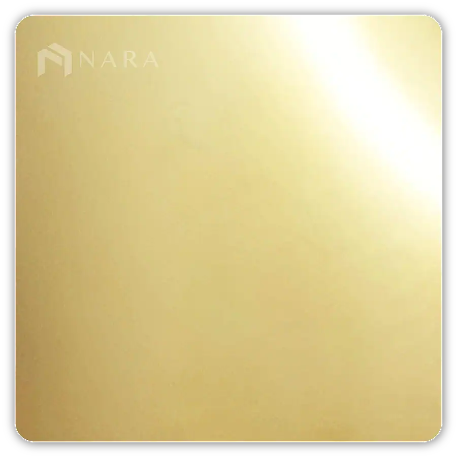 แผ่นสแตนเลส 304 สีทอง ผิวเงา