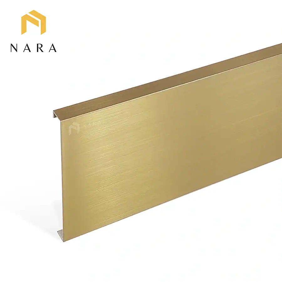 บัวสแตนเลส 100 มม. สีทอง