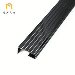 จมูกสแตนเลส สีดำเจ็ทแบล็ค ผิวเงา 40 มม.