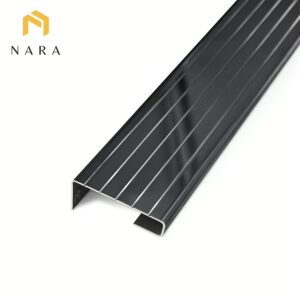 จมูกสแตนเลส สีดำเจ็ทแบล็ค ผิวเงา 50 มม.