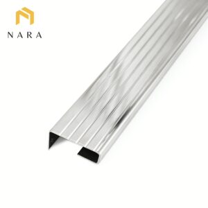 จมูกสแตนเลส สีเงิน ผิวเงา 40 มม.