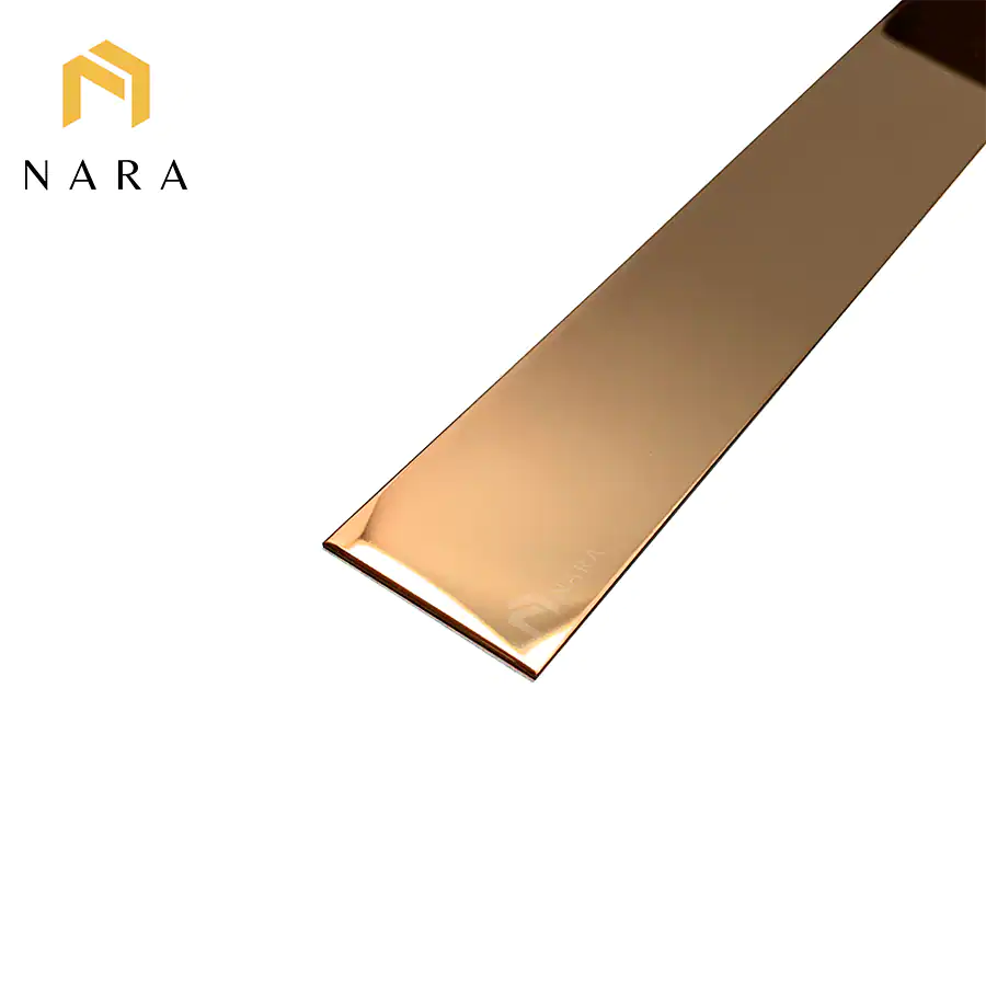 เส้นสแตนเลส 30 มม. สีโรสโกลด์