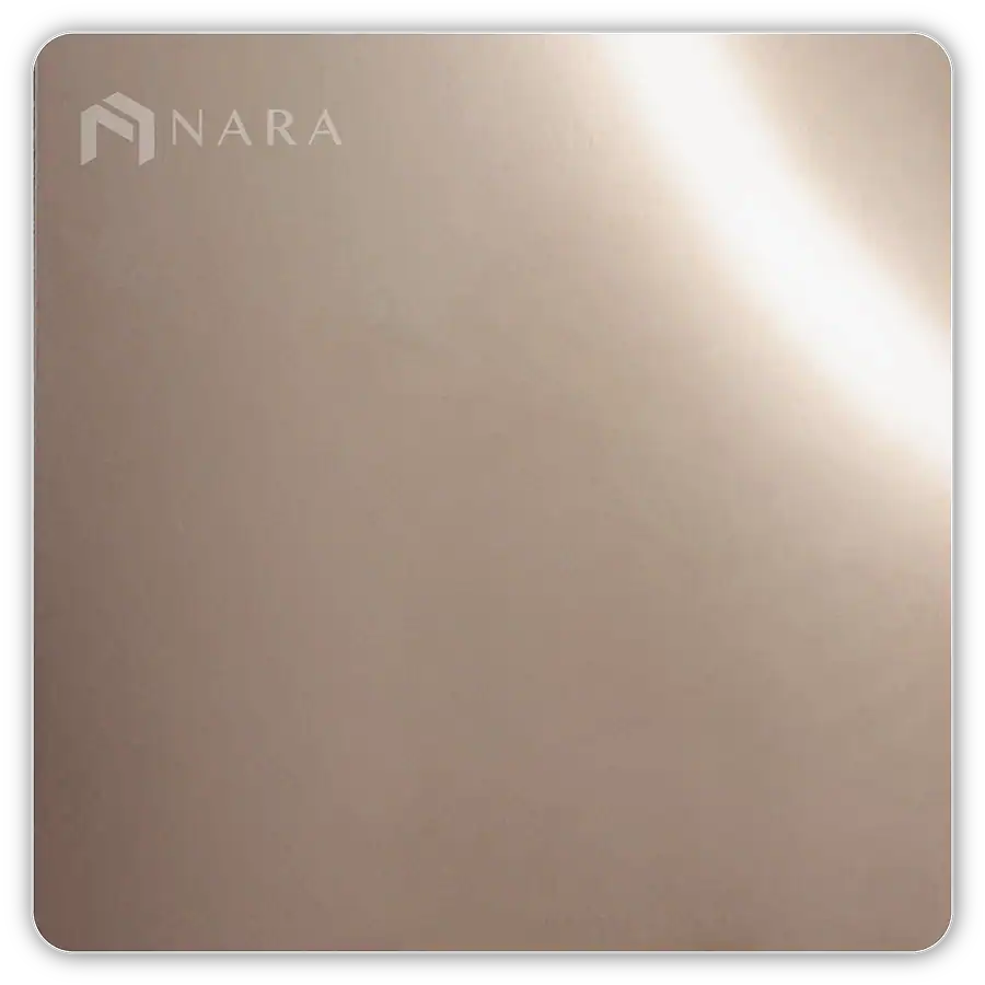 แผ่นสแตนเลส 304 สีดาร์กบราวน์ ผิวเงา