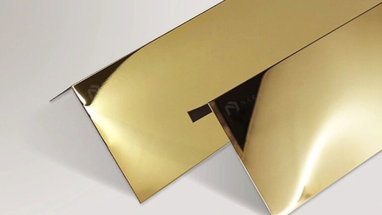 คิ้วฝ้าสแตนเลสสีทอง