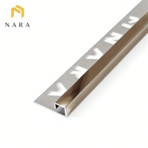 คิ้วกระเบื้องสแตนเลส 10 มม. สีดาร์กบราวน์