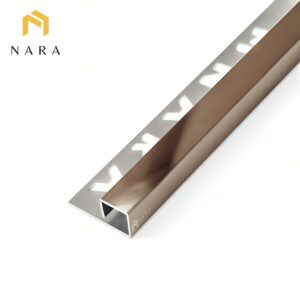 คิ้วกระเบื้องสแตนเลส 15 มม. สีดาร์กบราวน์