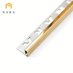 คิ้วกระเบื้องสแตนเลสขอบเล็ก สีทองแดง 5 มม.