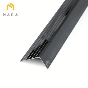 จมูกสแตนเลสแบบฉาก สีดำเจ็ทแบล็ค ผิวเงา 40 มม.