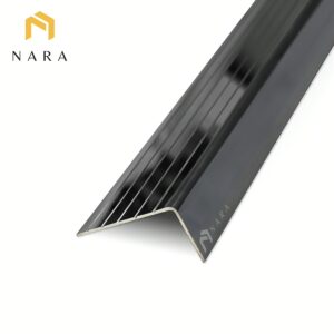 จมูกสแตนเลสแบบฉาก สีดำเจ็ทแบล็ค ผิวเงา 50 มม.